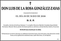 Luis de la Rosa González-Zayas